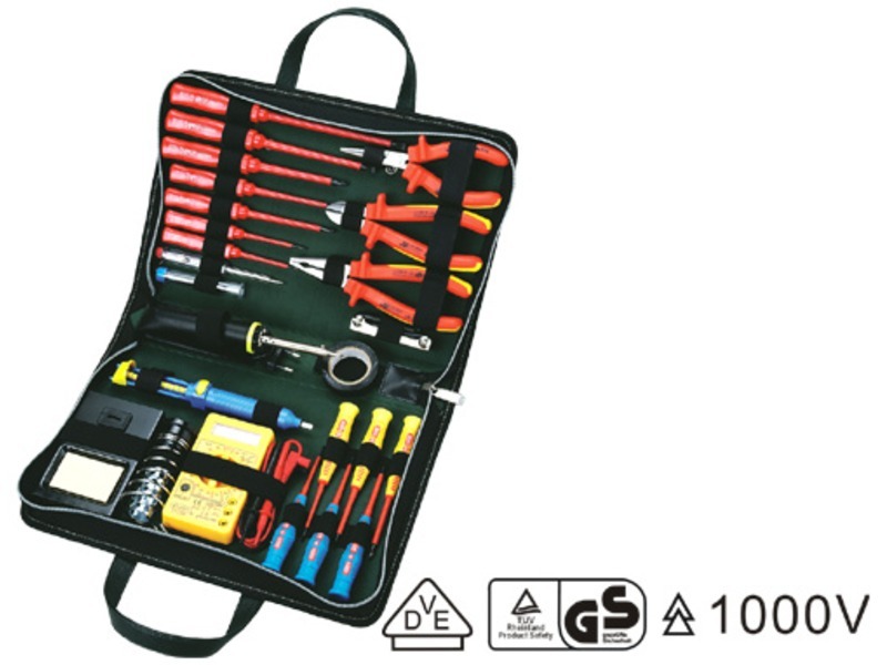 31 Pcs VDE 1000V Hi-Insulated Tool Kit